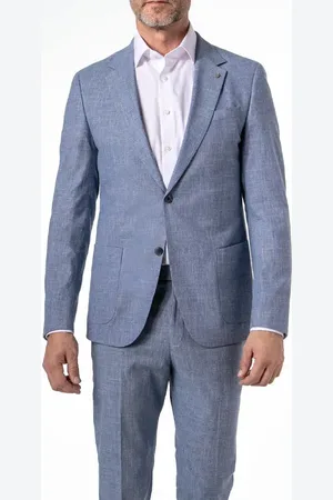 Strellson Herren Sakko meliert Slim Fit