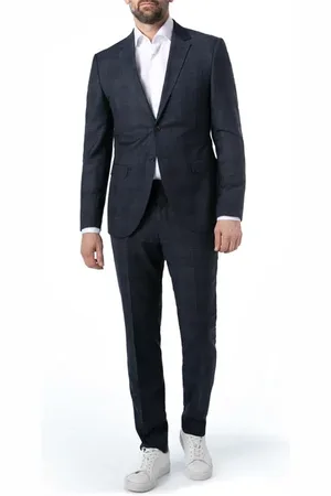 JOOP! Herren Anzug kariert Slim Fit