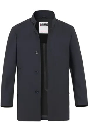 Strellson Herren Mantel unifarben