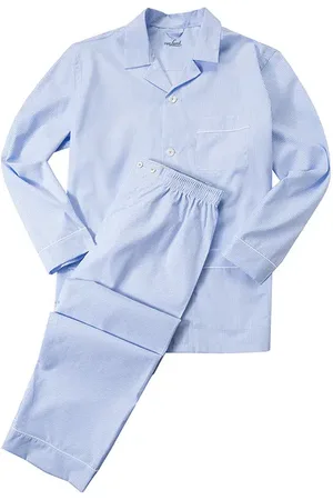Van Laack Herren Pyjama Baumwolle & Mix Gestreift
