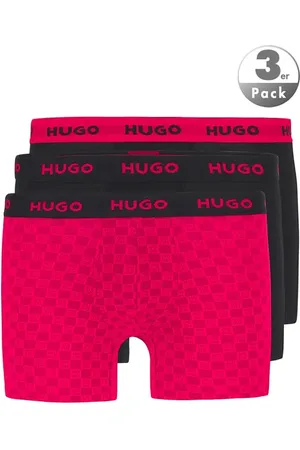 HUGO BOSS Herren Trunks Baumwolle & Mix Gemustert,unifarben