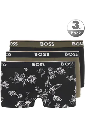 HUGO BOSS Herren Trunks Baumwolle & Mix Gemustert,unifarben