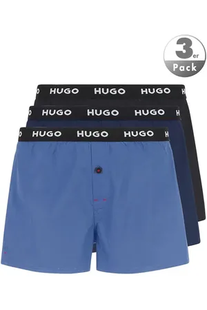 HUGO BOSS Herren Boxershorts Reine Baumwolle unifarben