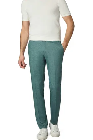 Roy Robson Herren Hose meliert Slim Fit