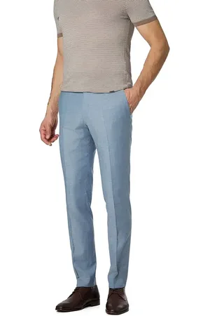 Roy Robson Herren Hose meliert Slim Fit