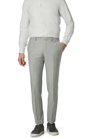 Roy Robson Herren Hose meliert Slim Fit