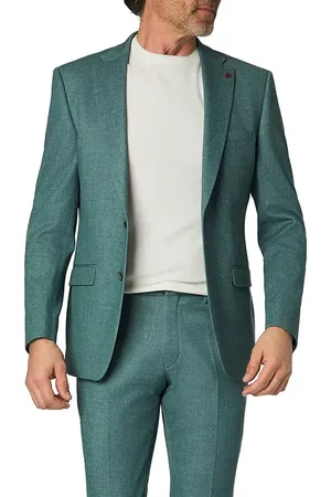 Roy Robson Herren Sakko meliert Slim Fit