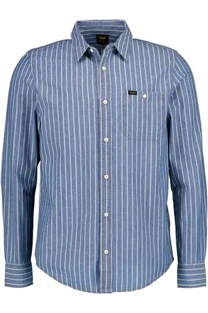 Lee Herren Jeanshemd gestreift