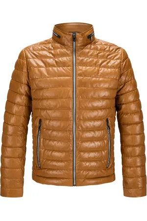 Milestone Herren Lederjacke unifarben