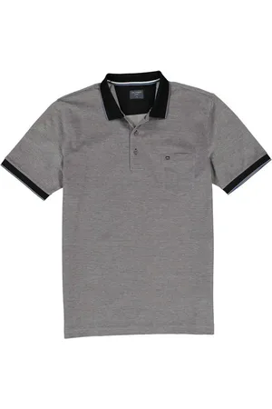 Olymp Herren Polo-Shirt meliert