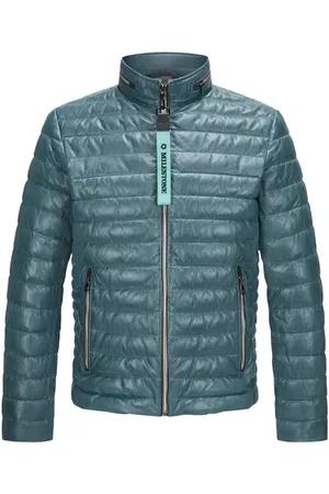 Milestone Herren Lederjacke unifarben