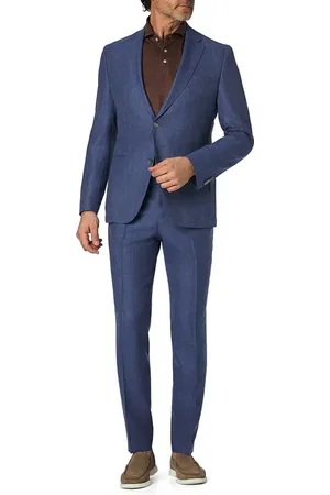 HUGO BOSS Herren Anzug meliert Slim Fit