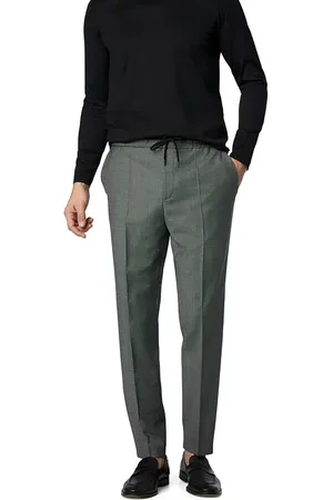 HUGO BOSS Herren Hose gemustert Slim Fit