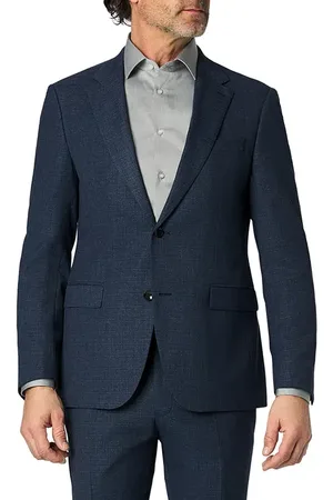 Strellson Herren Sakko meliert Slim Fit