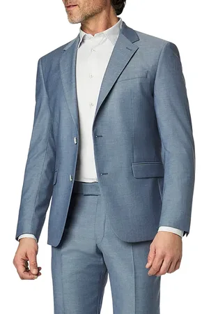 Strellson Herren Sakko meliert Slim Fit