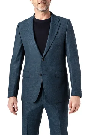Strellson Herren Sakko meliert Slim Fit