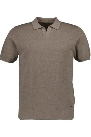 Ragman Herren Polo-Shirt meliert