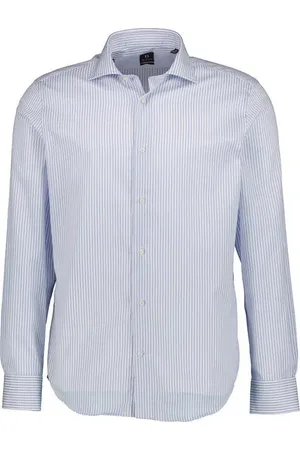 Boggi Milano Herren Hemd gestreift Slim Fit