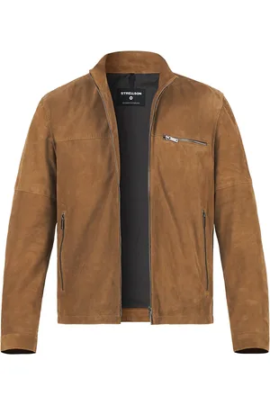 Strellson Herren Lederjacke unifarben