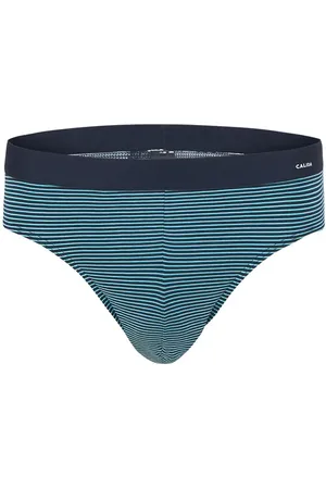 Calida Herren Slip Baumwolle & Mix Gestreift