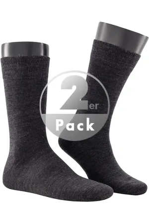 Hudson Herren Socken Schur-Wolle unifarben