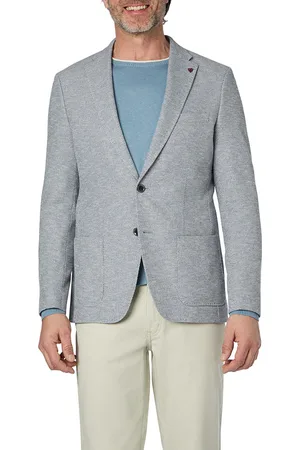 Roy Robson Herren Sakko meliert Slim Fit