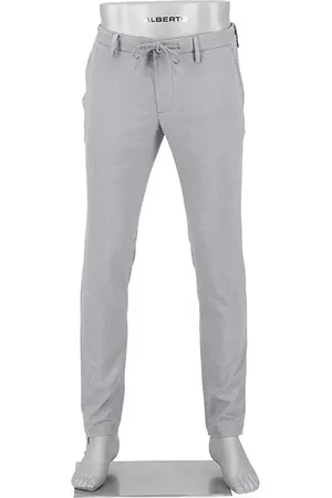 Alberto Herren Hose meliert Slim Fit
