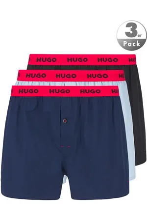 HUGO BOSS Herren Boxershorts Reine Baumwolle unifarben