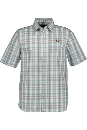 Fred Perry Herren Kurzarmhemd kariert
