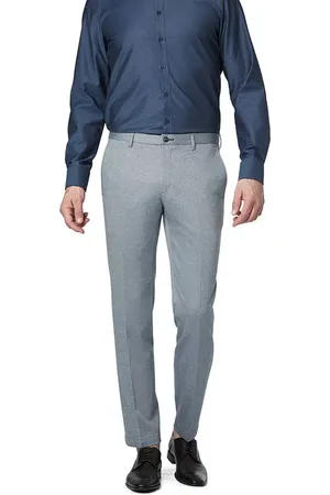 Roy Robson Herren Hose meliert Slim Fit