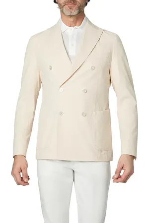 HUGO BOSS Herren Sakko gestreift Slim Fit