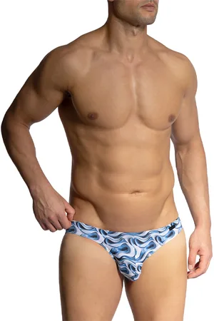 OLAF BENZ Herren Slip Mikrofaser/Funktion Gemustert