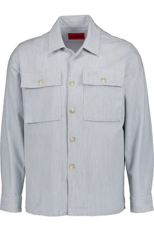 HUGO BOSS Herren Hemd gestreift