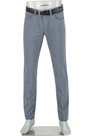 Alberto Herren Hose meliert