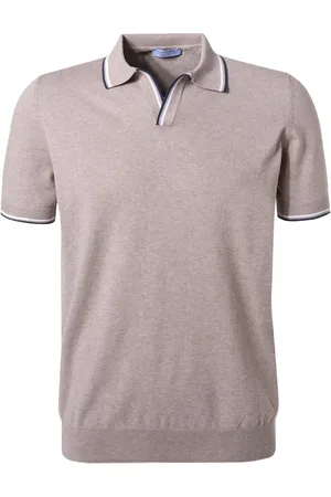 Gran Sasso Herren Polo-Shirt meliert