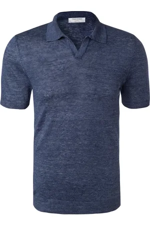 Gran Sasso Herren Polo-Shirt meliert