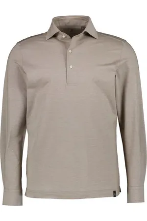 Boggi Milano Herren Polo-Shirt meliert