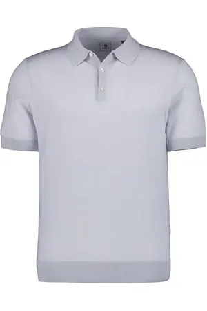 Boggi Milano Herren Polo-Shirt meliert