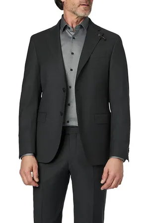 Baldessarini Herren Sakko meliert Slim Fit
