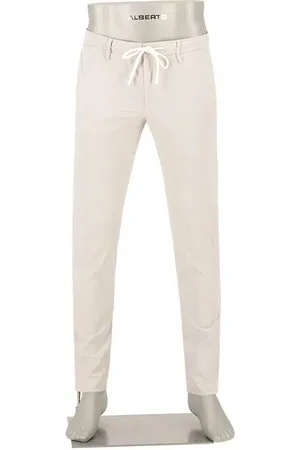 Alberto Herren Hose gestreift Slim Fit