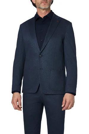 Roy Robson Herren Sakko meliert Slim Fit