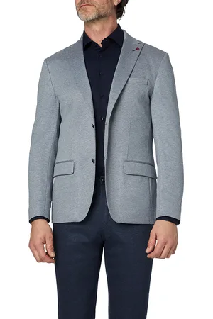 Roy Robson Herren Sakko meliert Slim Fit