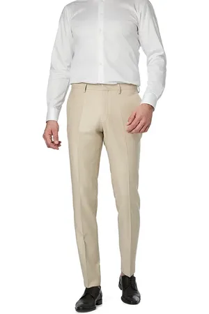 Roy Robson Herren Hose meliert Slim Fit