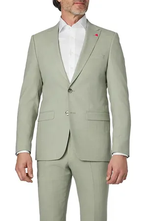 Roy Robson Herren Sakko meliert Slim Fit