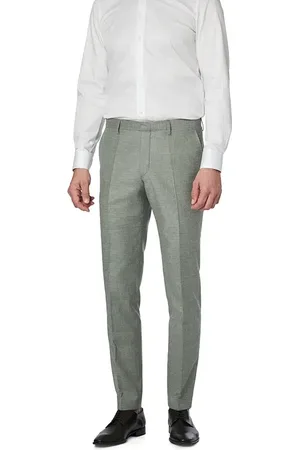 Roy Robson Herren Hose meliert Slim Fit