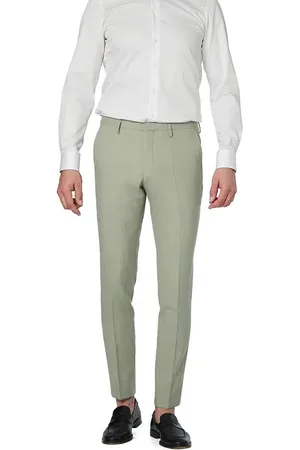 Roy Robson Herren Hose meliert Slim Fit