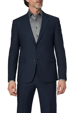 Strellson Herren Sakko meliert Slim Fit