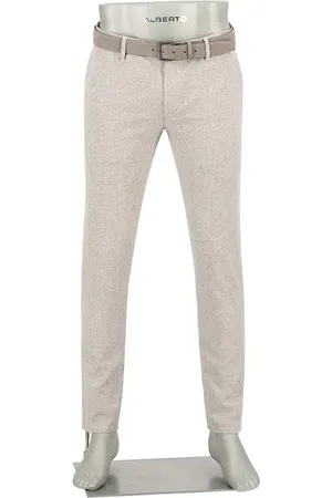 Alberto Herren Chino gemustert Slim Fit