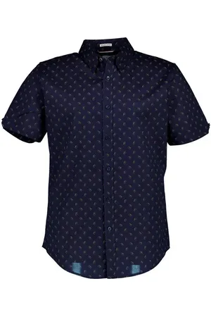 Ben Sherman Herren Kurzarmhemd gemustert