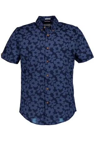 Ben Sherman Herren Kurzarmhemd gemustert